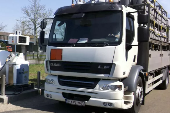 Gasdistributie op bedrijf