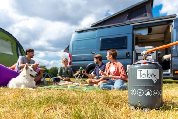 Take5 op camping
